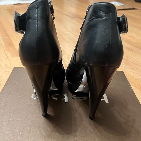 Bebe Retro Leather Ankle Boots - Picture 3 of 7